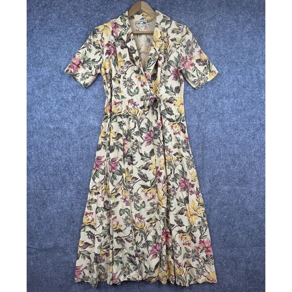 Vintage David Dart Dress Small Peasant Cottage Farm Country Secretary Prairie - Picture 1 of 6